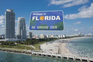welcome to florida miami sign