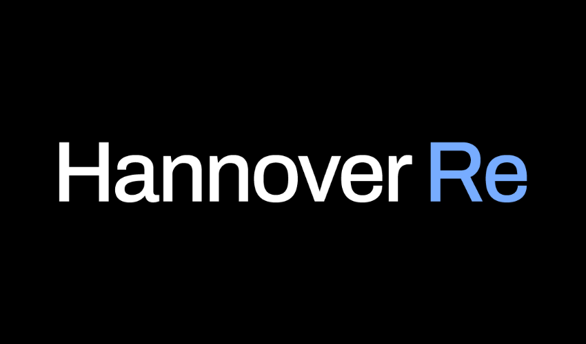 hannover re logo on black