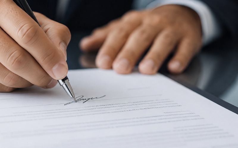 sign document image