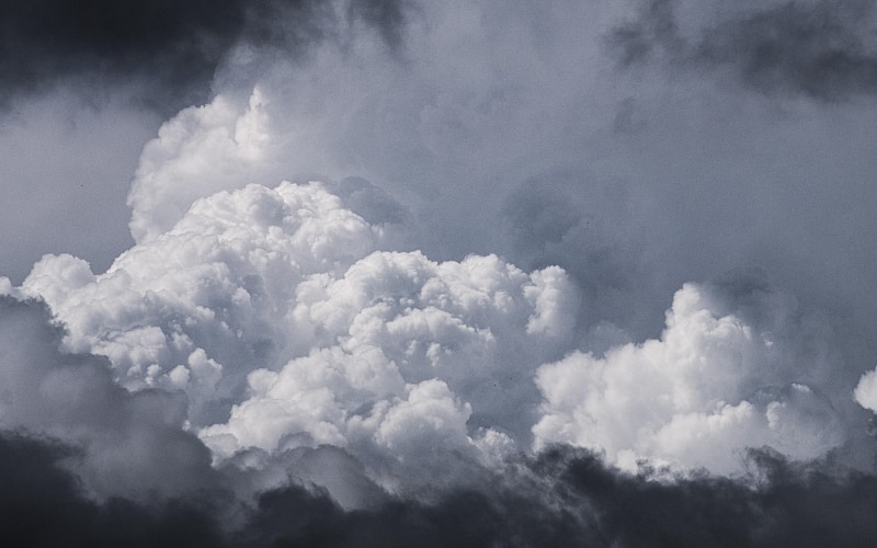 dark clouds