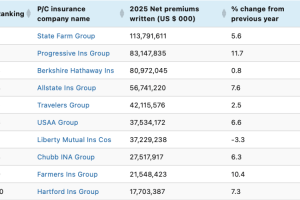 top us insurers 2025